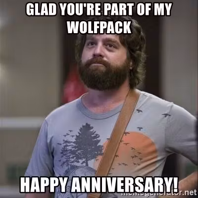 Alan from the Hangover Wolfpack meme