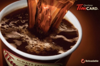 Tim Hortons virtual gift card