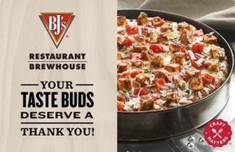 BJ's Restaurants virtual gift card
