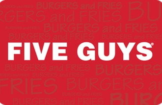 Five Guys virtual gift card