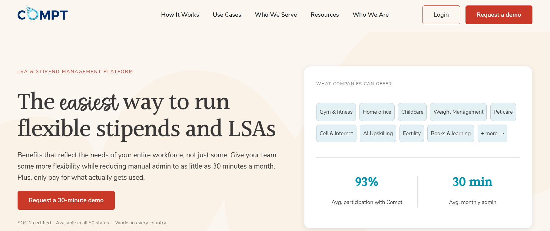 Compt homepage