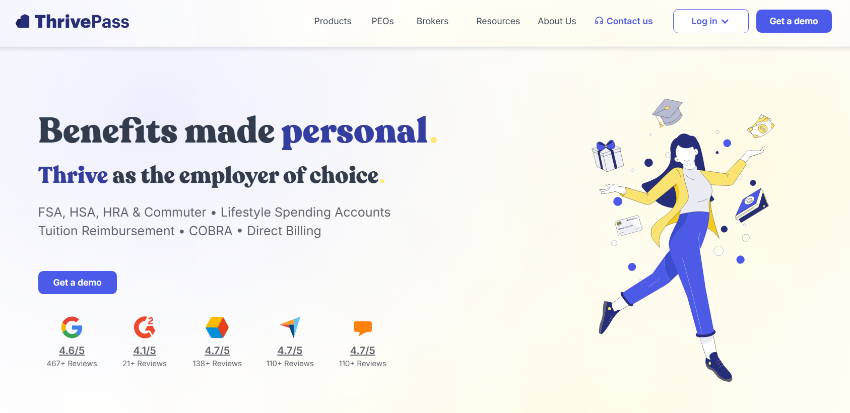 ThrivePass homepage