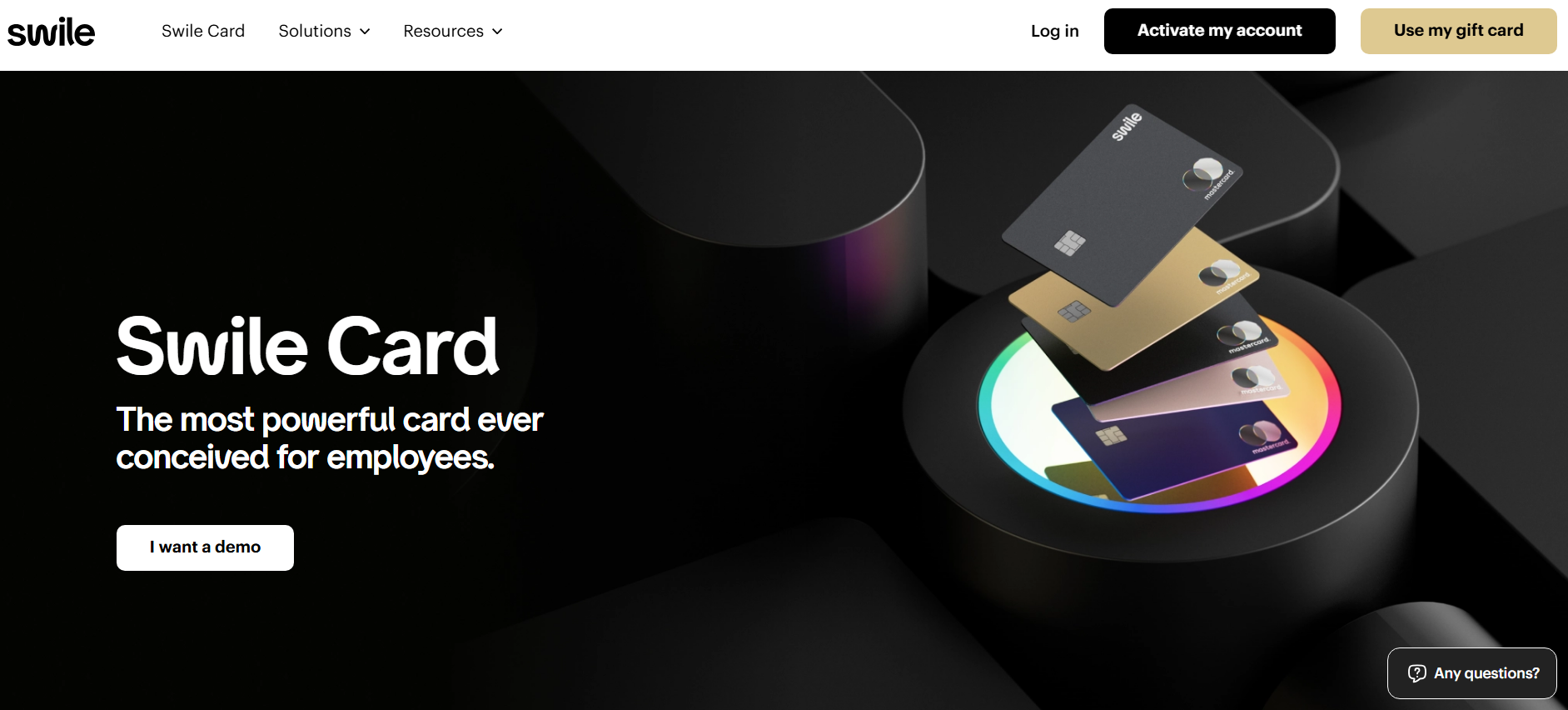 Swile homepage
